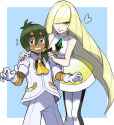 __lusamine_and_hau_pokemon_and_2_more_drawn_by_janis_hainegom__dcbdac7ee1fb5d32197b9dce2fa34da8