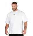 HeavyHaulerTee-WhiteOversizedGymBodybuildingT-ShirtTop1