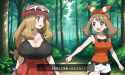 pixai-1846931985997700513-May serena pokemon trainers forest talking walk test