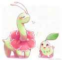 __chikorita_and_meganium_pokemon_drawn_by_katu_chicken__b102c4d79a9acabd838e9758e31fb65f