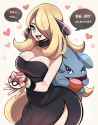 __cynthia_and_gible_pokemon_and_1_more_drawn_by_touyarokii__96cd5dbfb20a48bf2d2599d5d6372bb3