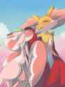 __delphox_and_lurantis_pokemon_drawn_by_loyaldis__c0fe9682ba71b6189e7584abcfa9f4a6