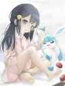 Dawn and Glaceon