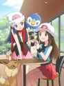 __dawn_eevee_piplup_and_leaf_pokemon_and_2_more_drawn_by_kanatorasan__f6a92b732f8f8614a7d3a8156ebad13b