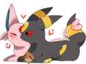 133 196 197 Eevee in chest, tail wrap @nekota2146 @35014069