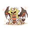 giratina and cleffa by bluebean