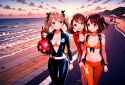 1151-sea, road, beach, 3girls, multiple girls-waiNSFWIllustrious_v140-1185282966