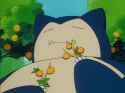 snorlax eating