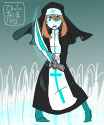 Magic battle nun sapphire