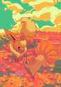 __flareon_and_vulpix_pokemon_drawn_by_milkshreds__sample-d7944697ee47ce1052f07ebcbfcd4b12