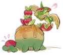 __applin_appletun_and_flapple_pokemon_drawn_by_kantarou_8kan__583f33ba430c402d02e29497f56aa64c