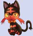 litten bowtie by fuwoops