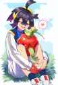 __kieran_and_dipplin_pokemon_and_1_more_drawn_by_shakushaku_nikutama__0b2060aba557933afaf91366161e331b