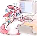 Sylveon Paws Typed Those Posts