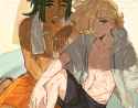 __gladion_and_hau_pokemon_and_1_more_drawn_by_fua1heyvot4ifsr__69386f173d58bbfd2d5bb3ee5f17dd43