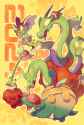 __applin_hydrapple_dipplin_appletun_and_flapple_pokemon_drawn_by_tomao__3579712fd19d53ed38ec66d3e7916e4b
