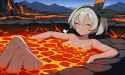 Bea Bathing Hot