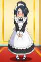 allister (pokemon) (anime), pokemon, victorian maid dress, skirt tug, long sleev s-826109307_upscale