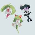 __kirlia_steenee_and_gothorita_pokemon_drawn_by_yaki_obake__sample-01eaf419f36159dc8551a5abf2fe94d1