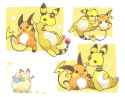 __pichu_raichu_ampharos_and_mareep_pokemon_drawn_by_konanbo__sample-08c81d9906a87770b44d4f9516193a8f