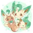 __eevee_and_leafeon_pokemon_drawn_by_kana_maple926__2a3515a9298113a1adad4be0b2601d9a