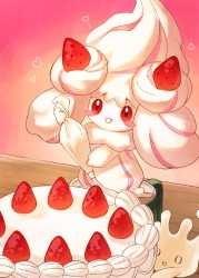 __alcremie_and_milcery_pokemon_drawn_by_axokim__0bdd7288fcdb5560454e7938e3d78d59-min