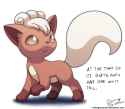 baby vulpix by rockingscorpion