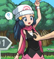 __dawn_pokemon_and_1_more_drawn_by_takamame__b8cd6e90ff9476be45c45409a403c343
