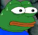 pepe-sweating
