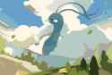 large altaria in the distance