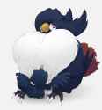 __murkrow_and_honchkrow_pokemon_drawn_by_hotarubi_bugkhdu__4e32e1e9984de7b38cd4a7cb07d56487