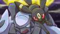 197 565 Umbreon on Carracosta&#039;s shoulder @clover_wabisuke