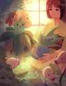 __erika_oddish_bellossom_and_bellsprout_pokemon_and_1_more_drawn_by_miyaulait__05ca5d0f1c5d64d812b24a33b38c2ec7