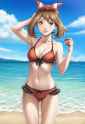 may (pokemon), real, photography (artwork), girl, beach, s-2048525065