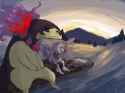 hisuian_typhlosion_and_sneasel_by_panha_pkmn