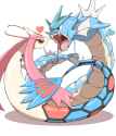 __milotic_and_gyarados_pokemon_drawn_by_shabana_may__d31ed4228642cc1d1ff32880f084f3af