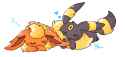 136 197 Nibbling @chacoro_pokemon