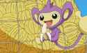Aipom eating banana