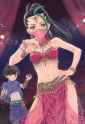 1boy, 1girl, Nemona (pokemon), pokemon, Florian (pokemon), dancer, belly dance, s-890889059