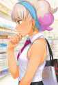 1girl, Peonia (pokemon), shopping bag, holding bag, shop, convenience store, pro s-658228608