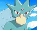 Golduck and Quagsire staring