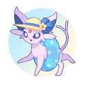 Summer-loving Espeon
