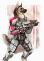 Commander German Dog Shepard
