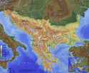 The-topographic-map-of-the-Balkan-Peninsula