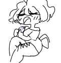Ami eating scone with jam