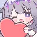 gem girl heart emote