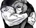 Sleepy being choked by her ex-husband