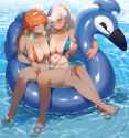 Rend_Fa - Pavonashi tanned swimsuit float