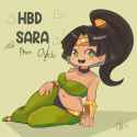 Sara birthday 2023 by ouchihitme