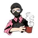 Skab tired with coffee
